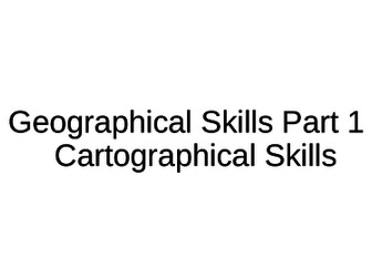 NEW A-Level Geography: Geographical Skills