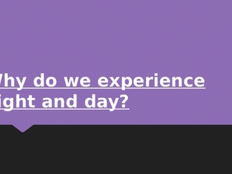 Space - Day and Night KS2