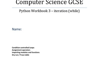 Python workbook 3 - iteration (while)