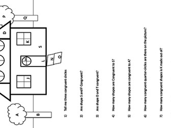 Congruent House Worksheet