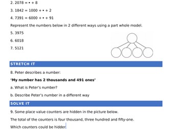 Year 4 - Partitioning