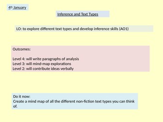 AQA English Language Paper 2 Section A Scheme of Work with Spoken Language