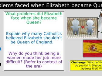 Elizabeth I Problems