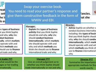 BTEC Nationals Unit 5: Support for International Business