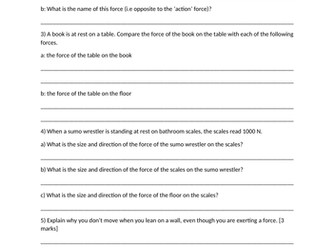 P8.2 Forces between objects (AQA)