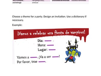 Spanish Viva 2- Module 3 A Comer