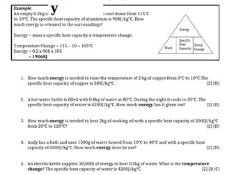 Specific Heat Capacity