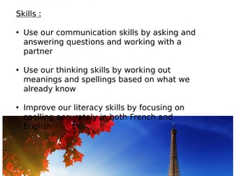 LES METIERS - POWERPOINT AND PUPIL WORKSHEET