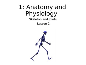 GCSE PE Skeleton and Joints, lesson plans and matching worksheets for CIE