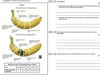 The Changing Economic World AQA 1-9 course - Reducing the development gap - fair trade