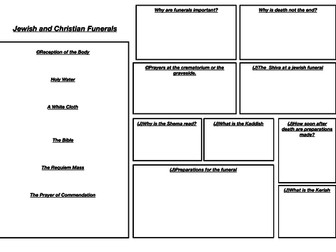 Jewish and Christian Data Capture sheet. WJEC