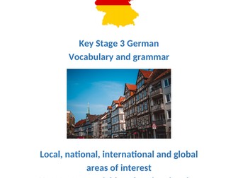 Key Stage 3 German - Vocabulary and Grammar - Where I live