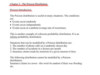 A-Level Statistics- Poisson Distribution