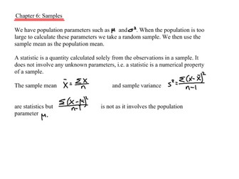A-Level Statistics- Sampling