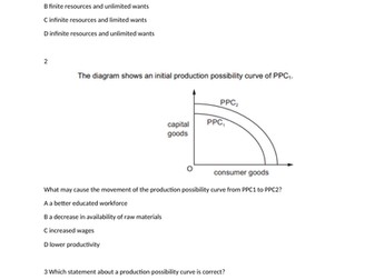 The Economic Problem Test