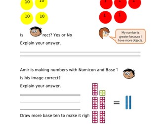 Year 2 Comparing Numbers based on White Rose materials