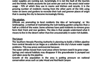 Water Shortage - Las Vegas