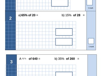 Arithmetic Percentages Year 5 or 6