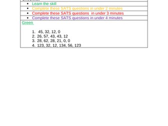 The mean Year 6 worksheet