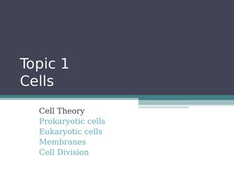 IB Bio Cells Powerpoint