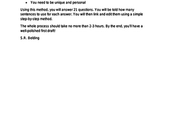 10 Step UCAS Statement