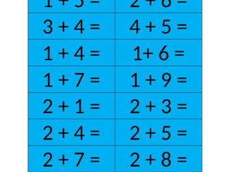 Year 1 - 3 days of differentiated activites - Addition and Subtraction