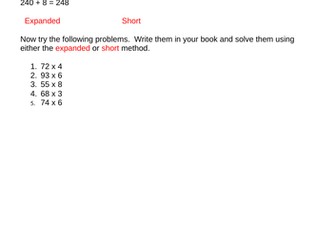 Short and Long Column Addition