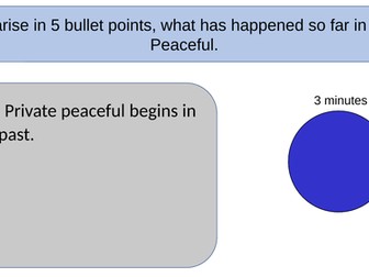 Private Peaceful - Fourteen minutes past two.