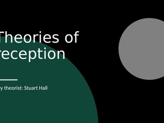 Stuart Hall Reception Audience Theory Media