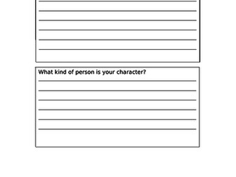 Creating a character