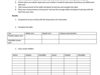 Forensic science- teeth impressions