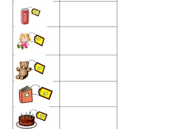 Choosing to pay with the correct £1 or £2 coin - SEN