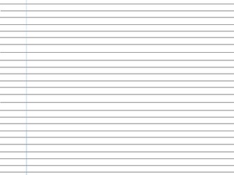 Lined Paper