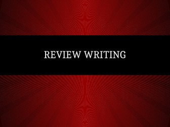 Review Writing Mini-Unit