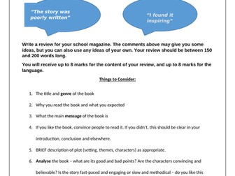 IGCSE ESL Review Writing Practice and Guidance