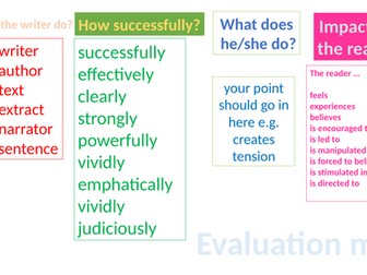 Edexcel question 4 Evaluation mat