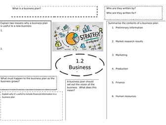 1.2 Business Planning Progress Mat