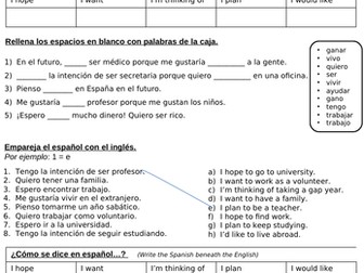 Future Plans (GCSE Spanish)