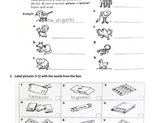 Year 8 - Italian End of Year Assessment