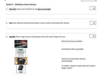 BTEC Tech Award in Digital Information Technology Learning Aim A Assessment
