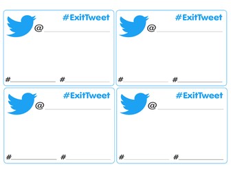 Exit Tweet Plenary