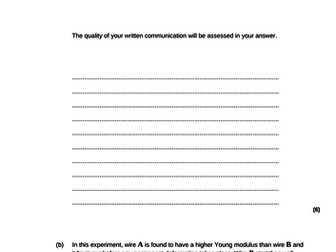 Young's Modulus introduction