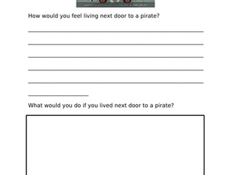 The pirates next door English work