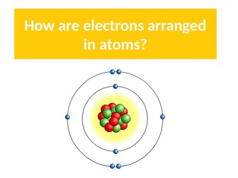 Electron arrangement in atoms - differentiated