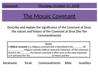 Covenant with Moses