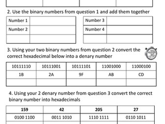 Data Representation - Crack the Code Starter