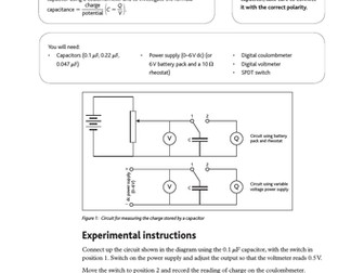 Investigating capacitors