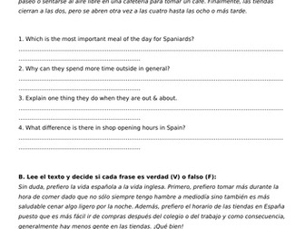 AQA GCSE Spanish - Unit 4 - Customs & Festivals