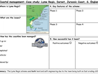 Coastal erosion case study - Lyme Regis (Jurassic Coast)