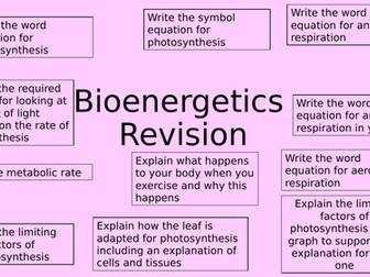 Bioenergetics Revision